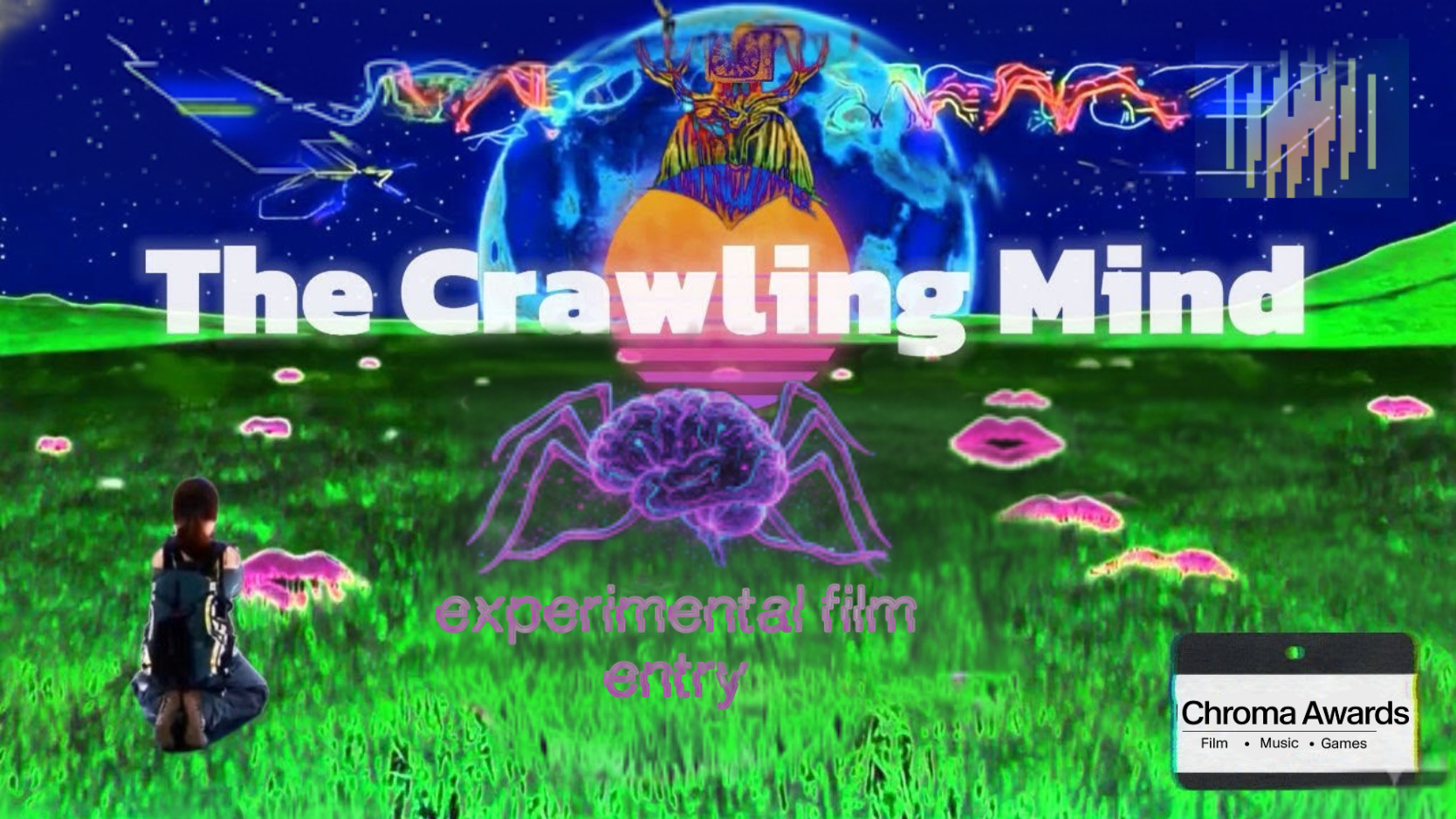 The Crawling Mind experimental film artwork for Chroma Awards